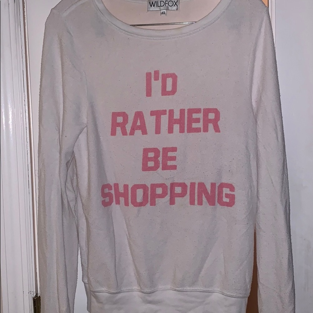 Wildfox Crewneck Baggy Beach Jumper